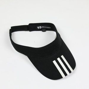 Y-3 Black Three Stripes Visor